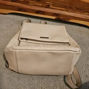 FRYE AND CO. BACKPACK WITH LASERCUT FLORAL PATTERN (BEIGE) FRYE AND CO. | Bags | Frye And Co Backpack With Lasercut  main image 2
